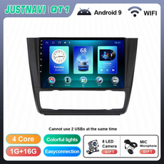 안드로이드올인원 안드로이드오토 justnavi qt10 android 10.0 car, qt1 1g 16g 1 USB