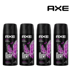 AXE 악스 데오드란트 익사이트 스프레이 150ml 4개