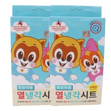로티&로리 열 냉각시트 영유아용 쿨링 해열패치, 2개, 6매입