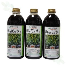( 국내산 매실 2+1 ) 하동 황매실액 1000ml 2+1 매실액 황매실 황매실엑기스 매실액기스, 3개, 1개입, 1L