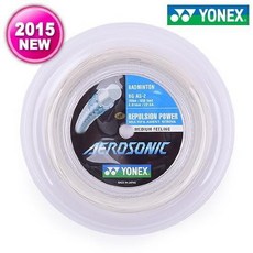 요넥스 [배드민턴마켓] [ BG-AEROSONIC WH(2) ] 요넥스배드민턴라켓롤스트링/거트/배드민턴용품/200M, 선택완료
