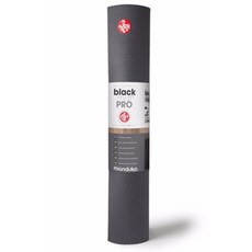 Manduka 프로 요가 매트 블랙 매트 프로 스탠다드
