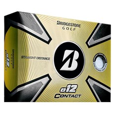 브리지스톤 Bridgestone Golf 2023 e12 컨택트 매트 레드 골프공, 화이트 - 브릿지스톤e12