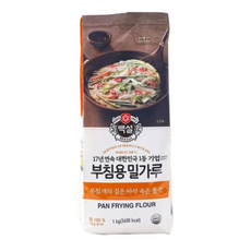 백설 부침용밀가루, 1kg, 2개
