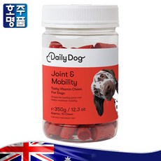 Daily Dog Joint Mobility Glucosamine MSM 70 Chews 강아지 관절 영양제, 70츄 1병 - 강아지관절영양제조인트츄