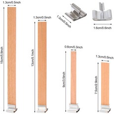 무연 캔들 심지 등유 램프 목재 액세서리 대두 코어 직조 코튼, 6mmx60mm-20PCS, 20개