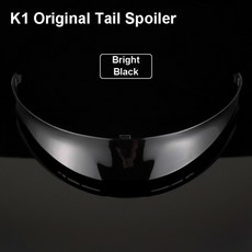 AGV K1 바이크 오토바이 헬멧 테일 스포일러 Cacso K5 K5S 액세서리 유니버설 S 사이즈하지 않음, [05] K1 Bright Black, 1개