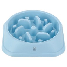 딩동펫 반려동물 급체방지 식기, 블루, 1개