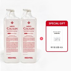 [메디필 정품] 메조 콜라겐 토너1 000ml 본품 2개 + 메디필 샘플 랜덤(4매), 1개 - ea1000