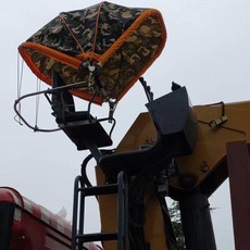 미니 굴착기 그늘막 차양막 굴삭기 포크레인 그늘막 지게차 집게차 굴삭기 접이식 어닝 우천작업, 1개, 그린 커튼 없음
