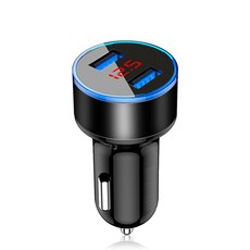 듀얼 포트 USB 31A 차량용 충전기 LED 디스플레이 메르세데스-벤츠 A B C E S M M ML GLK CL CLK CLS E GL R SL SL SLS-클래스 AMG TPMS, (193)Black개