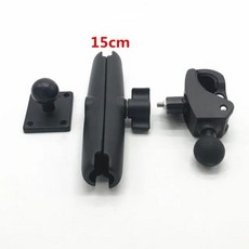 가민용 더블 소켓 암 및 라운드 AMPS 베이스 어댑터 포함 터프 클로 마운트, 3) 15cm 3in1, 1개