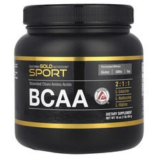 California Gold Nutrition 스포츠 BCAA 분말 AjiPure® 분지사슬아미노산 454g(1lb), California Gold Nutrition ..., 454g, 1개
