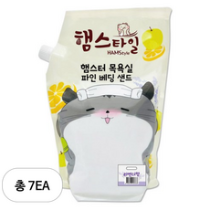 햄스타일 햄스터 목욕모레 파인 베딩 샌드 라벤더향, 7개, 2.5kg