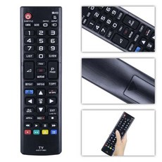 블랙 스마트 무선 HD LCD TV 리모컨 범용 교체 어댑터 AKB73715601 AKB73715603 AKB74475404, 1개
