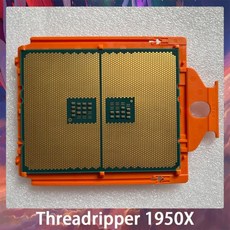 AMD Ryzen Threadripper 1950X CPU 16C 32T 3.4GHz 14nm L3 소켓 sTR4 TDP180W 프로세서, 한개옵션0