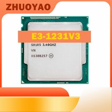 XEON E31231V3 1231 V3 340GHz 쿼드 코어 E3 1231V3 8MB DD R3 DDR3L1600 LGA 1150 TPD 80W - e31231v3