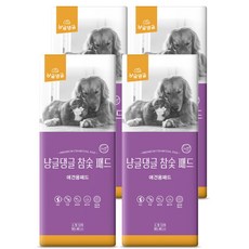 냥글댕글 미끄럼 방지 논슬립 국산 참숯 애견 배변패드, 200매, 200매
