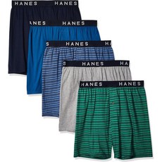 미국직구 Hanes 남성용 복서 남자 복서팬티 5팩