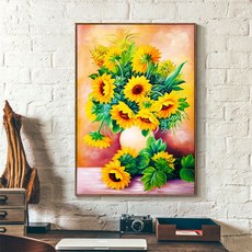 실십자수해바라기