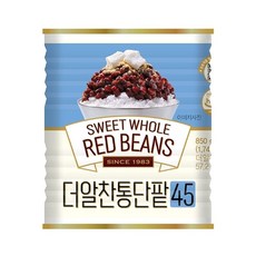 화과방 더알찬통단팥45 850g / 캔 수입팥 팥빙수재료 붕어빵 국화빵, 1개