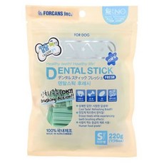  포켄스 반려견용 덴탈스틱 후레시, 220g, 4개 