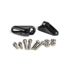 오토바이 백미러 어댑터 야마하 혼다 가와사키 스즈키 BMW 트라이엄프 R1 CBR600RR S1000RR ER6F GSF650 데이토나 675, 1개