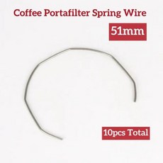 커피머신필터도구 포터필터 Portafiter 하단 더블 스파우트 필터 Delonghi EC680 De longhi EC685 전용 카페테라 에스프레소 커피 액세서리 51mm, 48) For Delonghi EC680 - 10pcs, 48) For Delonghi EC680 - 10pcs, 10개