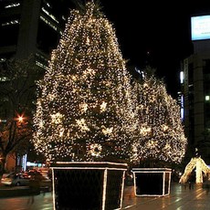 야외 장식용 트리전구 크리스마스 전구(600구 웜색), 상세페이지 참조