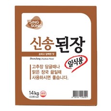 신송 일식된장 14kg 백된장 미소, 1개