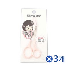 noble 눈썹정리 아이브로우 가위-색상랜덤x3개 남자눈썹정리 smart, 1