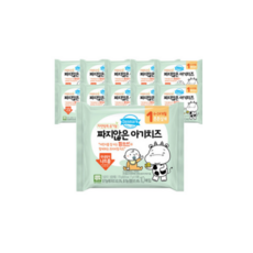 동원 덴마크 자연방목 유기농 짜지않은 아기치즈 1단계 170g x 10개 (100매), 치즈