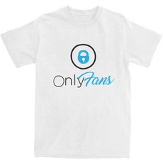 의류 티셔츠 면 전용 남녀공용 팬 Onlyfans 빈티지 100 로고, 5XL, WHITE, 1개