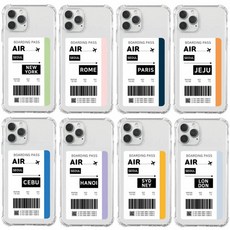 LG V50S 여행의시작 투명 방탄 케이스 V510 귀여운케이스 트레인티켓케이스 디자인케이스 커플케이스 젤리케이스 여성케이스 투명젤리 티켓케이스
