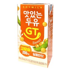 남양 맛있는 두유 GT 고칼슘 달콤한맛 190ml x24, 단품, 24개