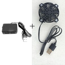 슬레이트PC 핸드폰 쿨링패드 소형 선풍기 발열 온도 내리기 신기 바람이 불고 있다 춥다 USB 아나운서 같은스타일, 새로운 모델 블랙 5CM _속도조절기