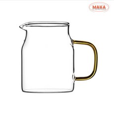 MAKA 마카 내열 저그 옐로우_600ml (WBA4D4E), 상세 설명 참조, 600ml, 1개