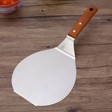 피자 10 GI METAL 피자삽 원목 패들 뒤집개 대형 뜨개 화덕 10인치 33CM, 1개