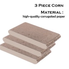  벽 스크래쳐 수직 부착형 고양이 스크래처 55, 빨간색 