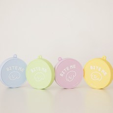 바잇미 접이식 실리콘 휴대용 물컵 파스텔 (4 colors), 1개, 라벤더