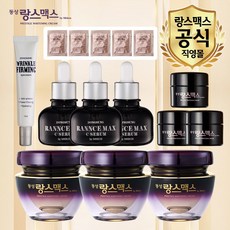 (공식몰) 동성제약 랑스맥스 크림 기초풀패키지 초특가 구성(크림 50g 3+크림 20g 3+ C세럼 3+ 아이크림1+ 파우치 5장), 1개