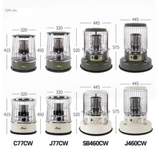 국내생산 알파카 캠핑난로 등유 기름난로 심지 석유곤로 캠핑히터, APC-SB460CW(카키)가방포함, 1개