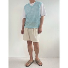 남자메쉬니트조끼