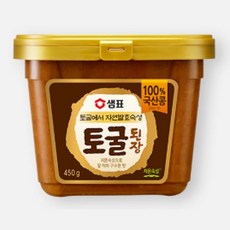 샘표 토굴된장 100% 국산콩된장 맛있는 집 된장 450g, 1개