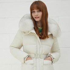 [백화점매장 정품출고] 에고이스트 경량 패딩 점퍼 가로퀼팅 페미닌 미디라인 구스다운(EN4TD005)