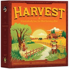 Keymaster Games Harvest | 아늑하고 기발한 농업 게임 성인 커플 및 가족을 위한 전략 보드 배우기 쉬움 빠른 플레이 단 60분 만에 완벽한 농장 간 경험 17