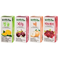 프레주 테트라팩 190ml 청귤 자두 배 타트체리, 96개