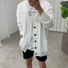 스트릿제이 여름 더블 무지 가디건