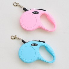 3미터 솔리드 자동 리드줄, 핑크, 1개