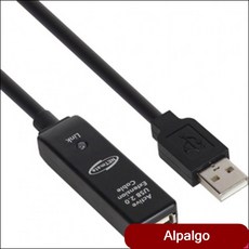 USB2.0 무전원 리피터 10M. 컴퓨터용품 BSC cat7랜선 기가비트허브 qrgz